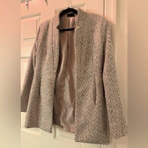 Vici Women's Classic Gray Herringbone Blazer